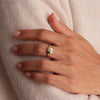 The Petite Initial Custom Signet Ring