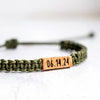 The Nomad Woven Custom Date Milestone Bracelet